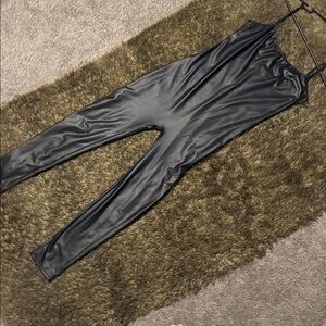 Sleek Black Women's Jumpsuit Leggings